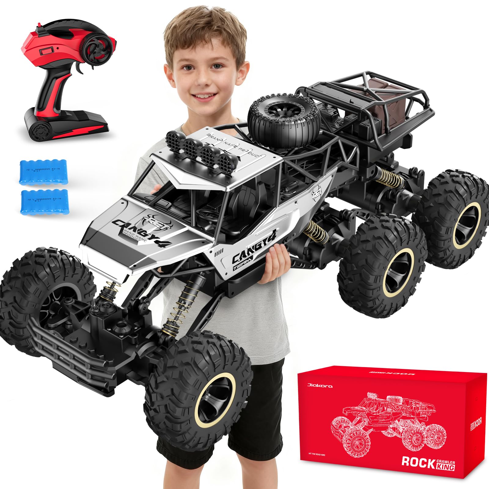 リッキー サンタ ドラゴン makestar ラキドロ applemusic Amazon.com: Jiakora RC Cars, Remote Control Monster Truck - Rock